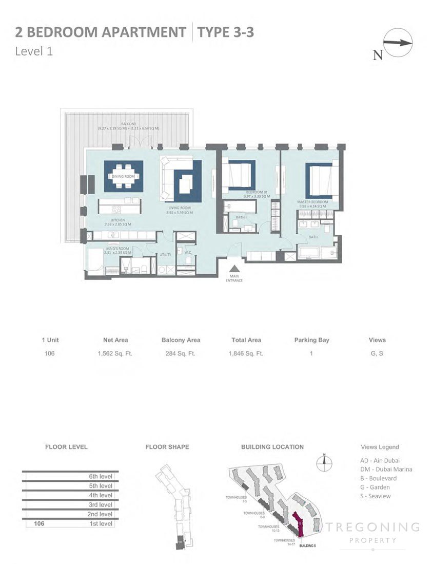 2-Bedroom-Apartment-Type-3-3-Level-1-1846SqFt